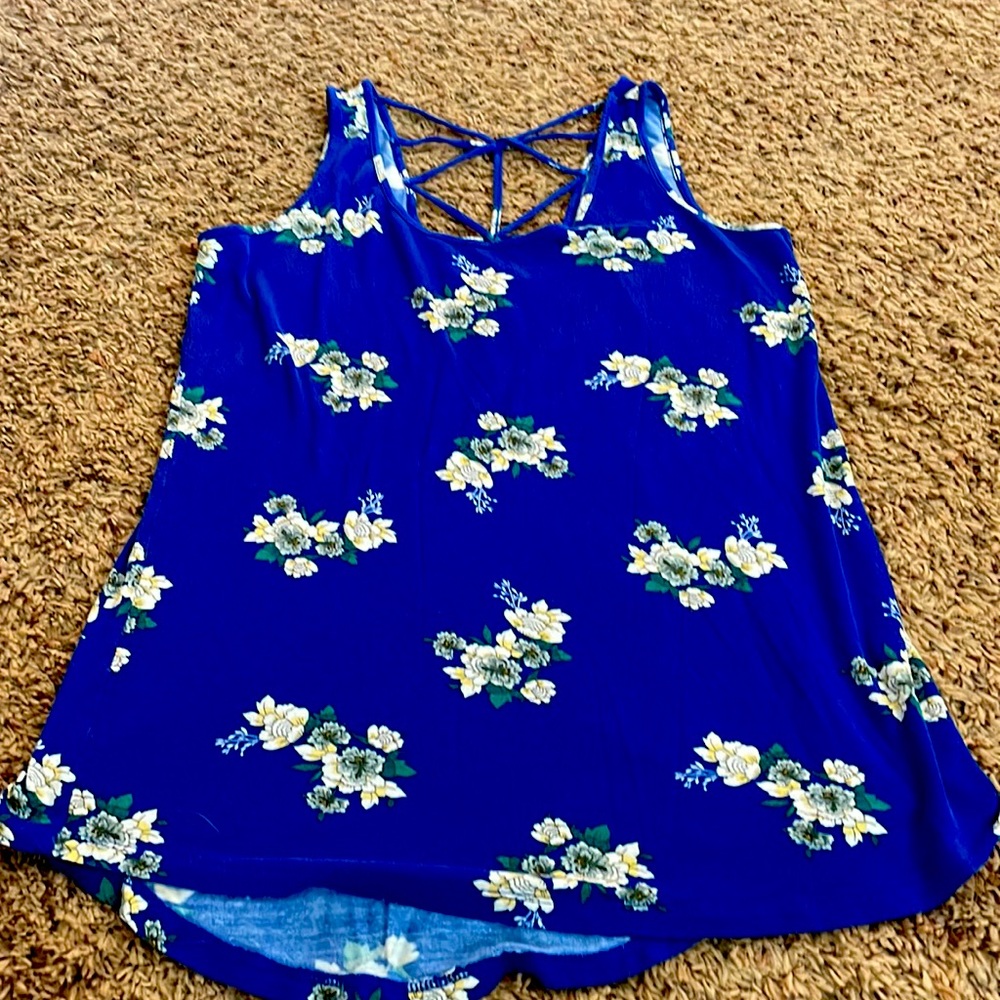 Maurice’s Blue Floral Tank